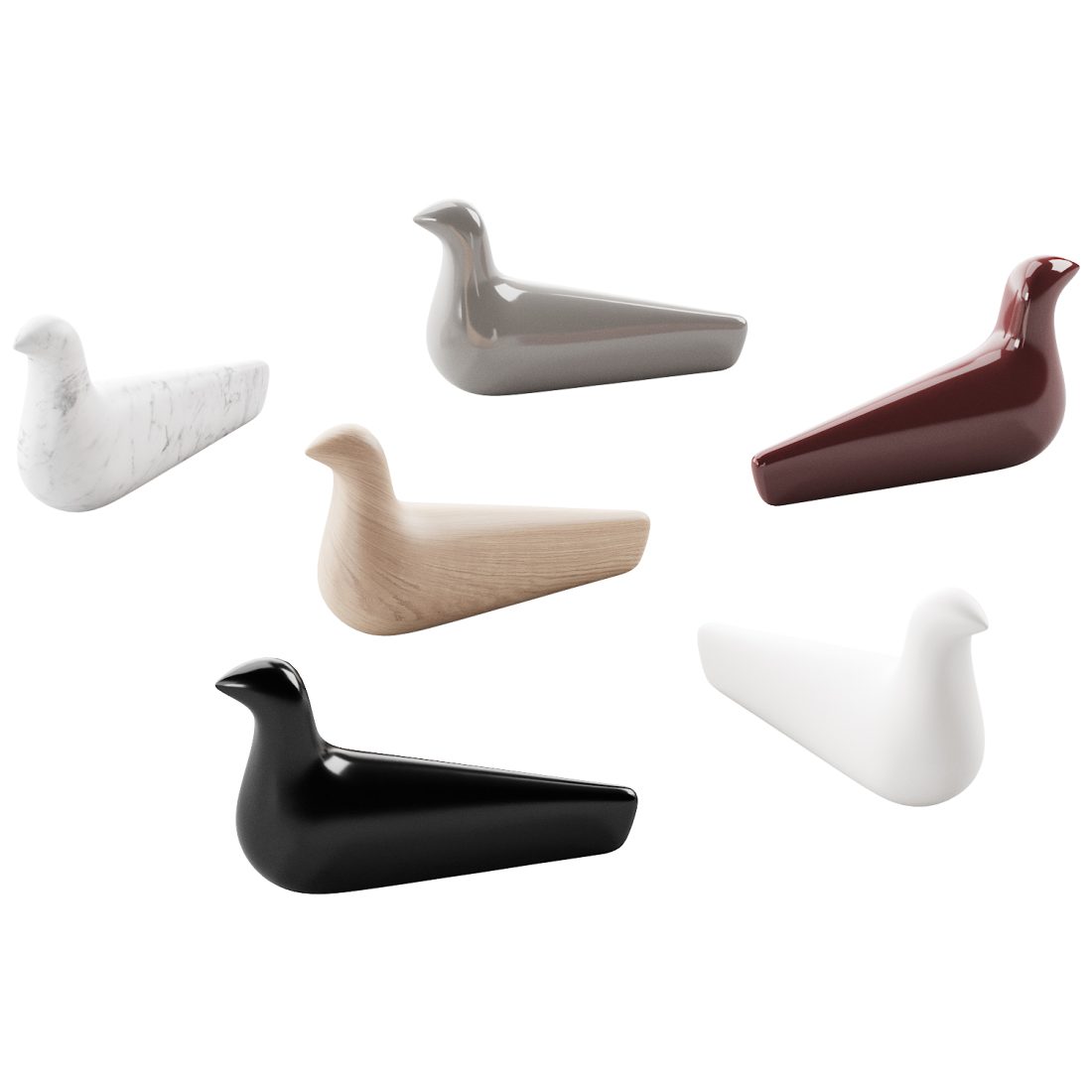 018 Vitra L'oiseau Bird By Ronan Bouroullec 3D Model for VRay