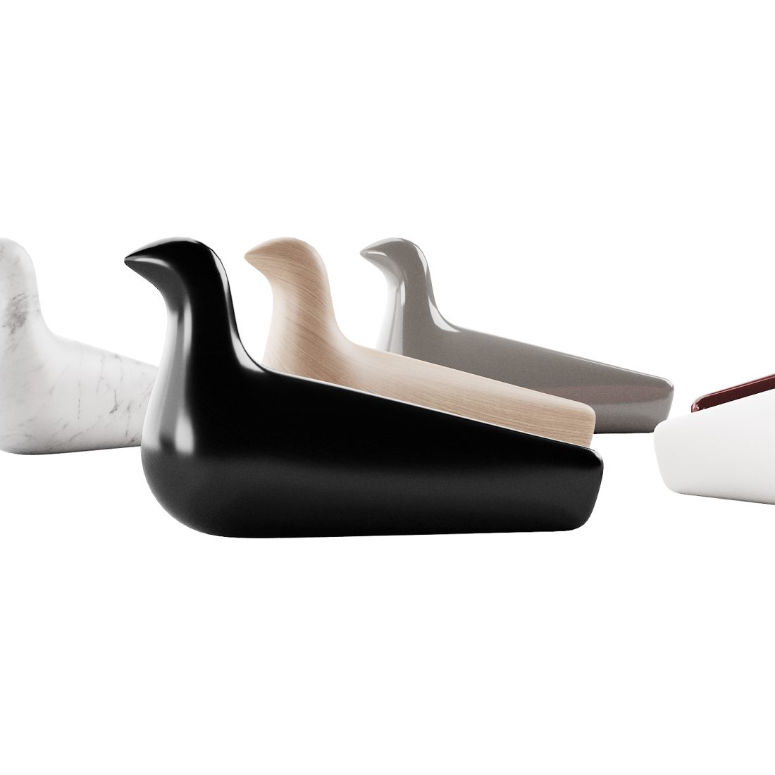 018 Vitra L'oiseau Bird By Ronan Bouroullec - 3D Model for 018 Vitra L'oiseau Bird By Ronan Bouroullec - 3D Model for