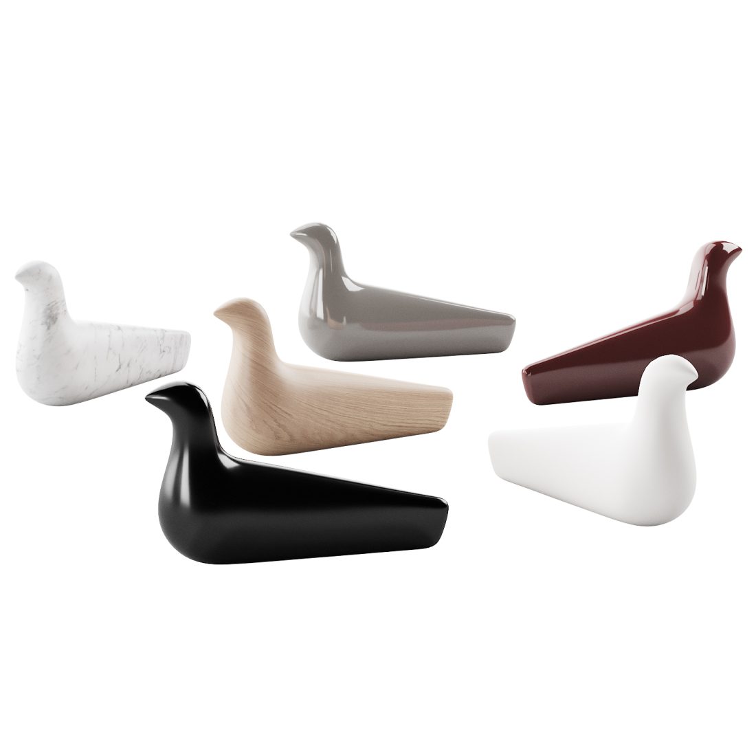018 Vitra L'oiseau Bird By Ronan Bouroullec - 3D Model for