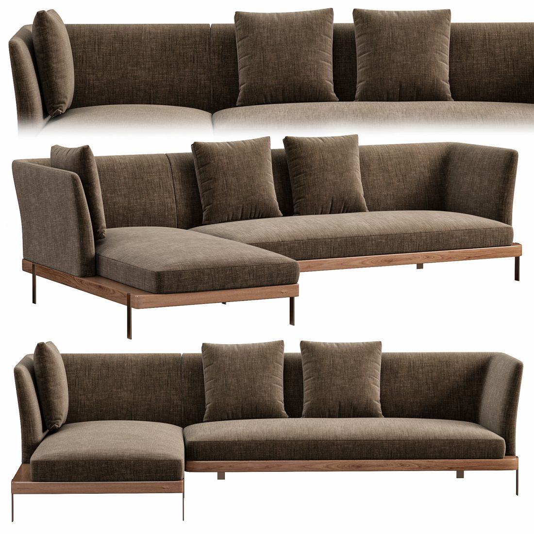 Four Season Sofa By Hc28 Cosmo - 3D Model for Corona