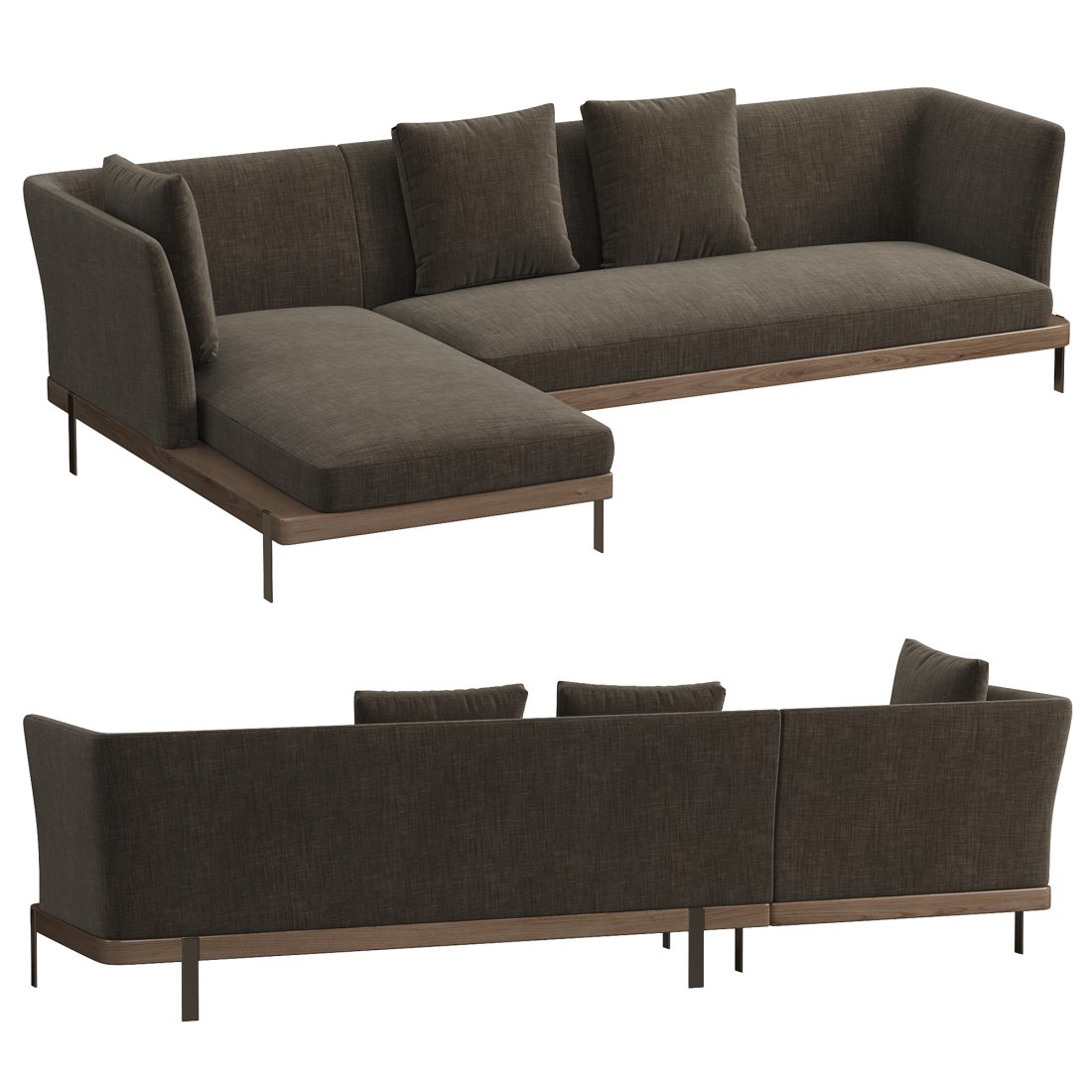 Four Season Sofa By Hc28 Cosmo - 3D Model for Corona