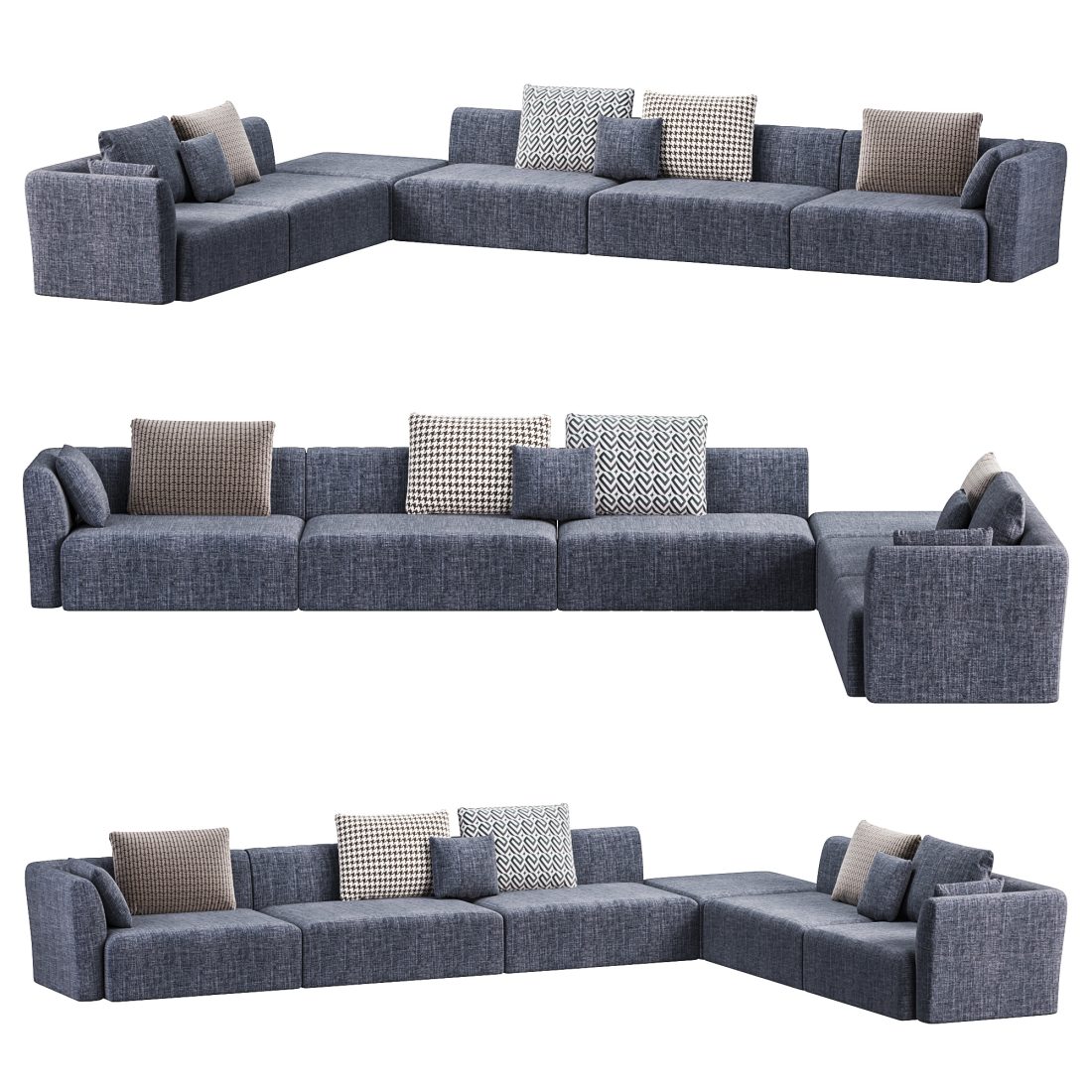 Pianpian Sofa Hc28 Cosmo - 3D Model for Corona