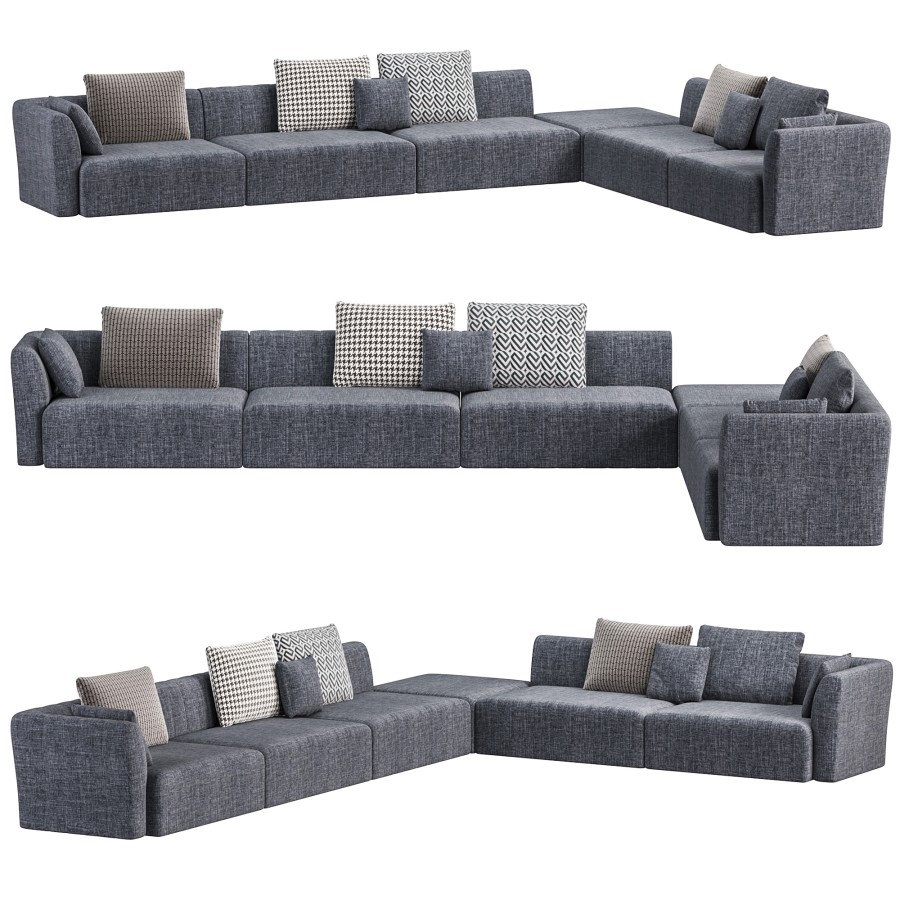 Pianpian Sofa Hc28 Cosmo - 3D Model for Corona