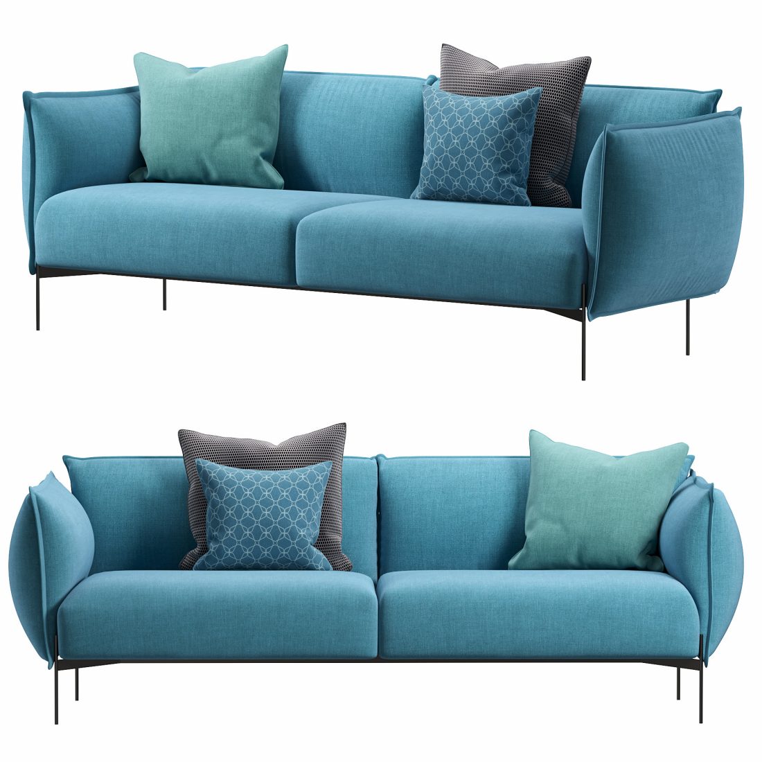 Lonja Sofa By Hc28 Cosmo 3D Model for Corona | CGMood