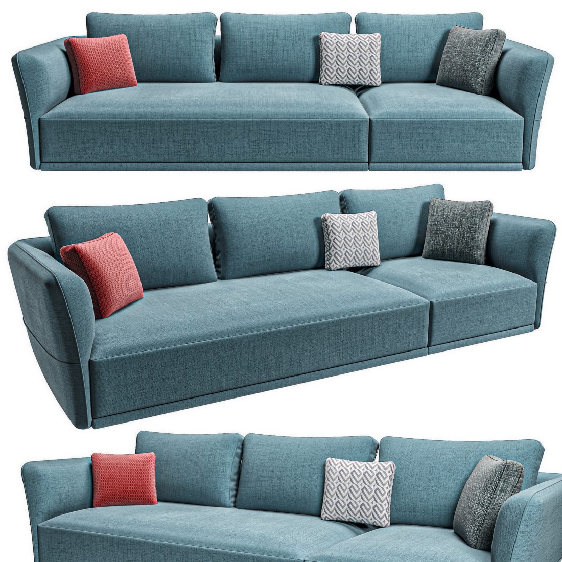 Fil Sofa Hc28 Cosmo 3D Model for Corona | CGMood