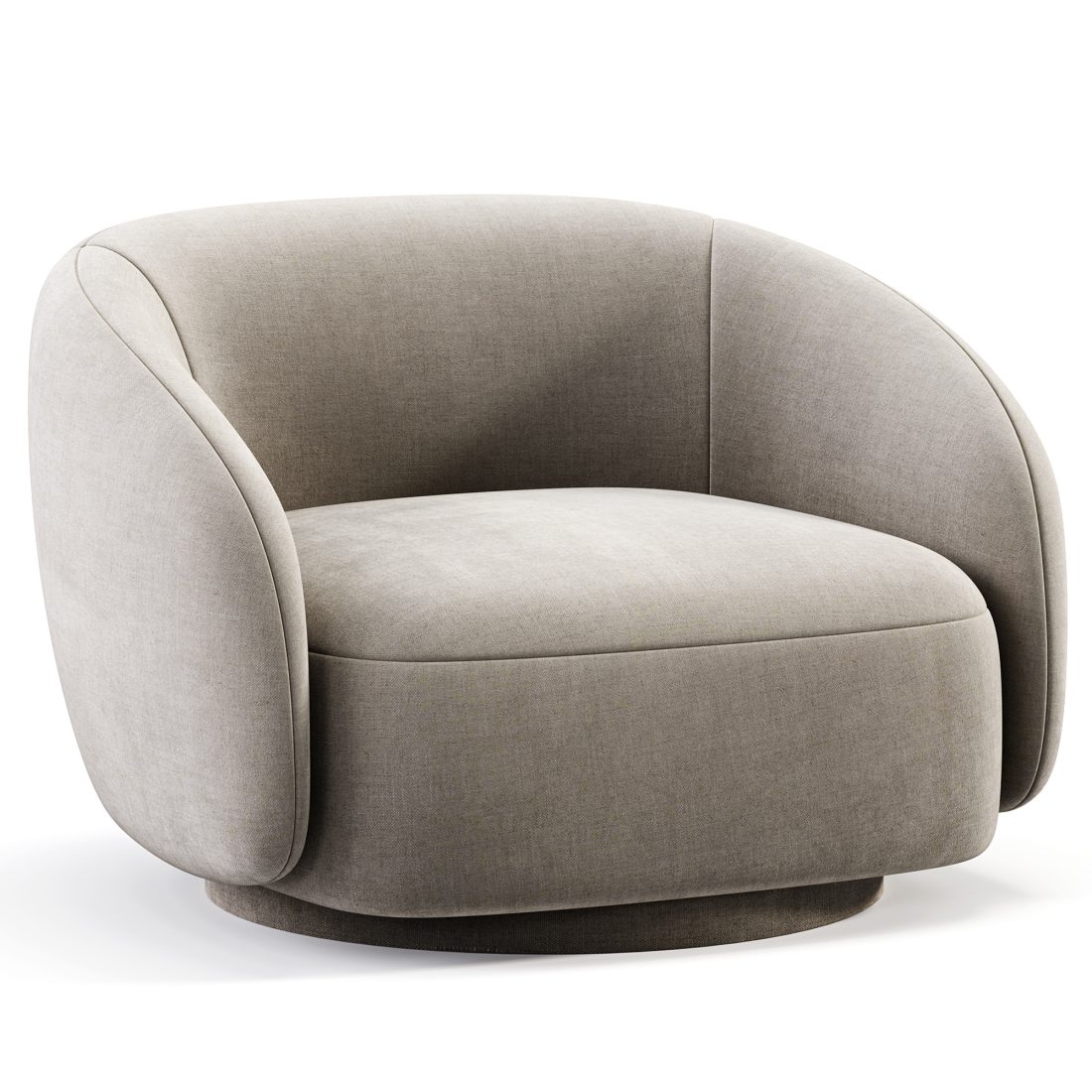 Swivel Chair Brice - 3D Model for Corona
