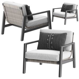 Mesa Aluminium Lounge Chair By Rh