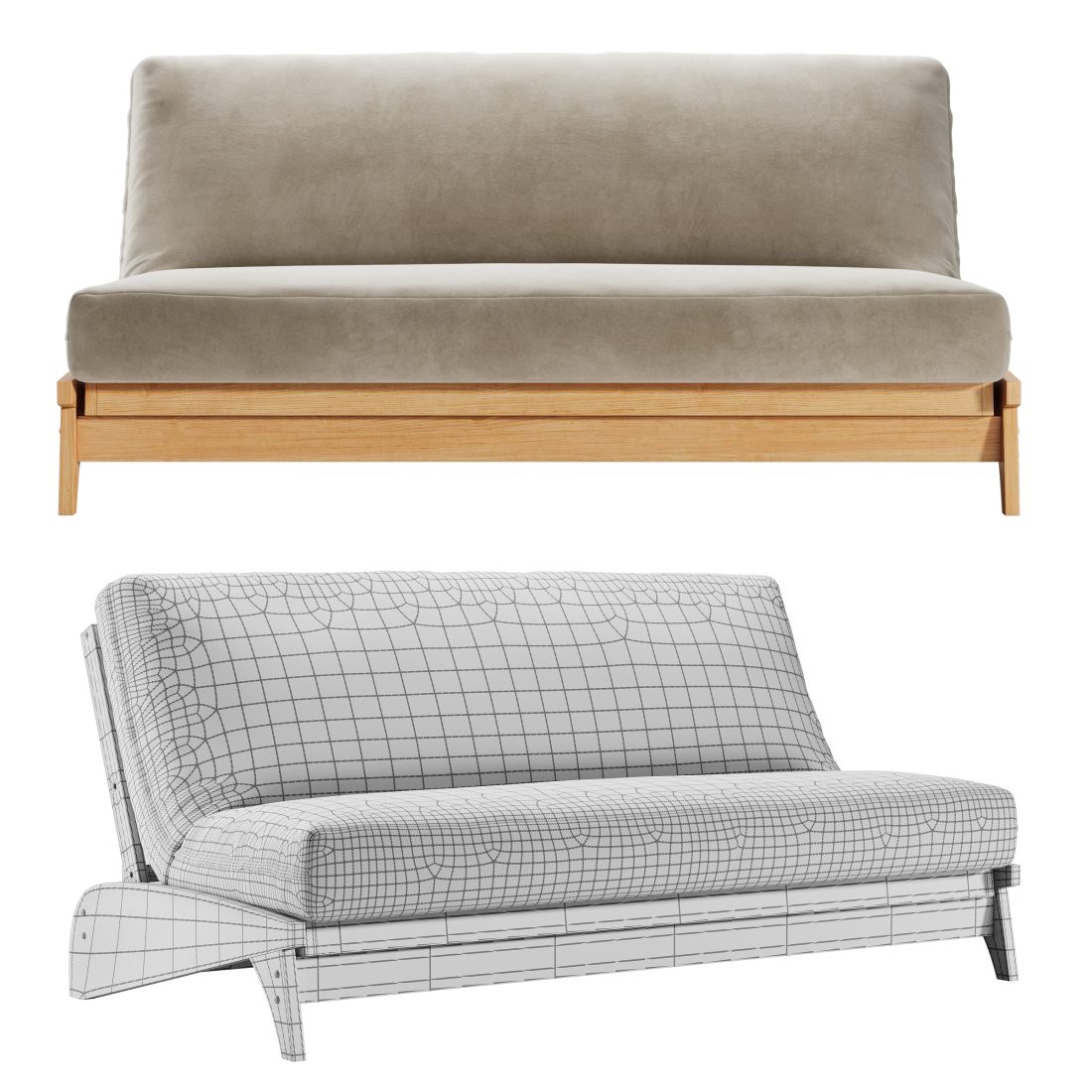 Strata Furniture Dillon Natural 3D Model for Corona | CGMood