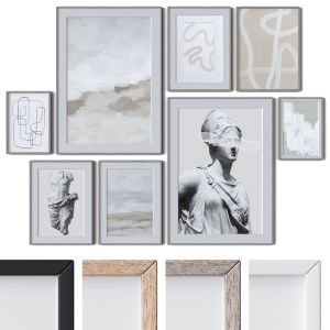 Set Of 8 Wall Paintings 2806