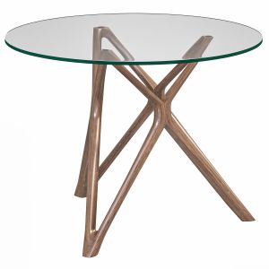 Alan Round Glass Dining Table By Porada 3D Model for Corona | CGMood