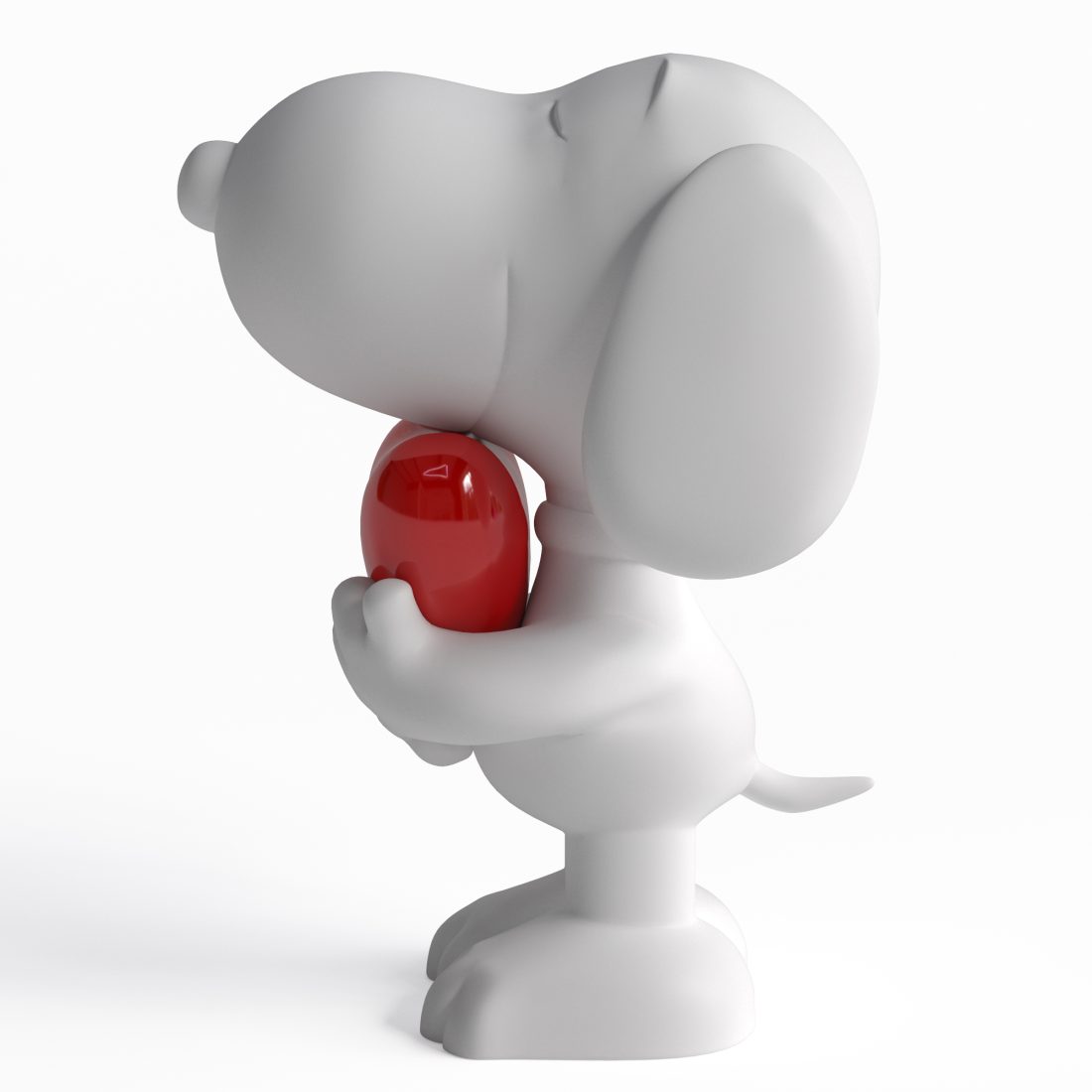 Leblon Delienne Snoopy Heart 3D Model for VRay, Corona | CGMood
