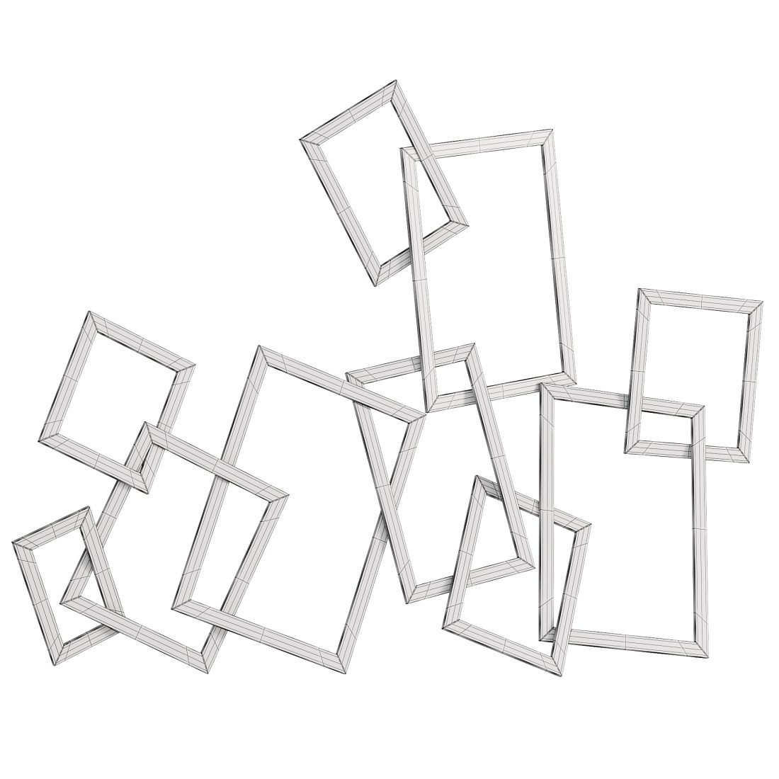 Cole & Grey Metal Wall Decor By Wayfair - 3D Model for Corona