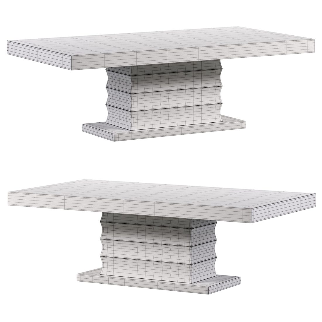 Rectangular Table By Giorgiocollection - 3D Model for Corona