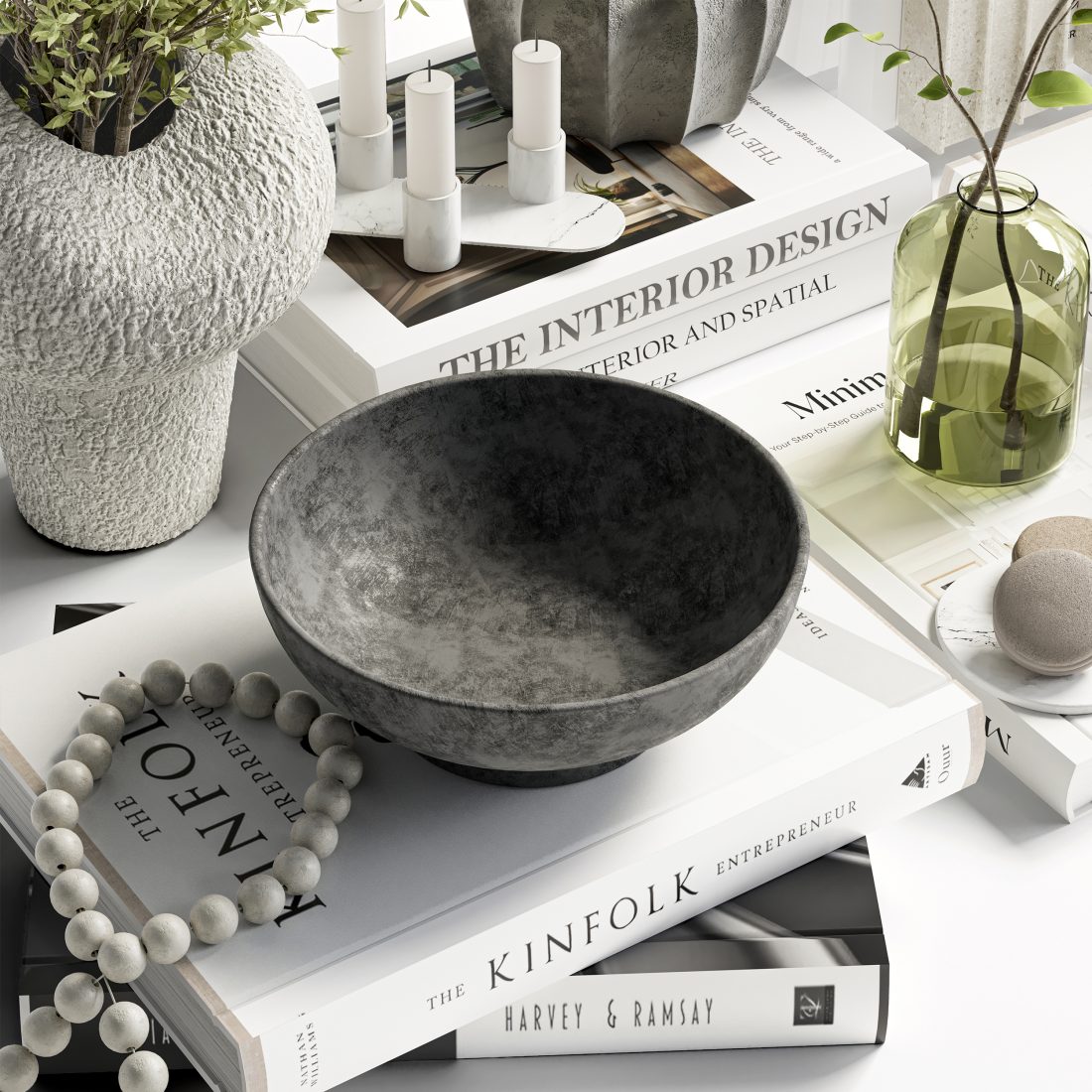 Decorative Set 10 - 3D Model for Corona