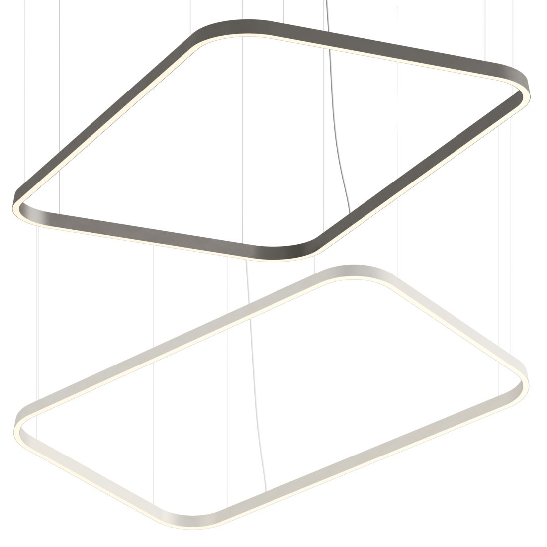 Ledsc4 Geometric Rectangle | Hanging Lamp - 3D Model for Corona