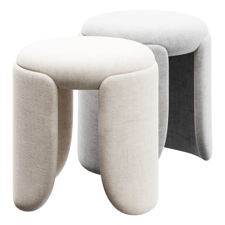 Bross Petal | Stool 3D Model for Corona | CGMood