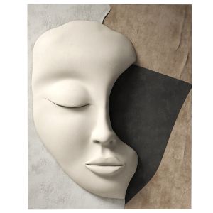 Decorative Panel Face 1 3D Model for VRay, Corona | CGMood