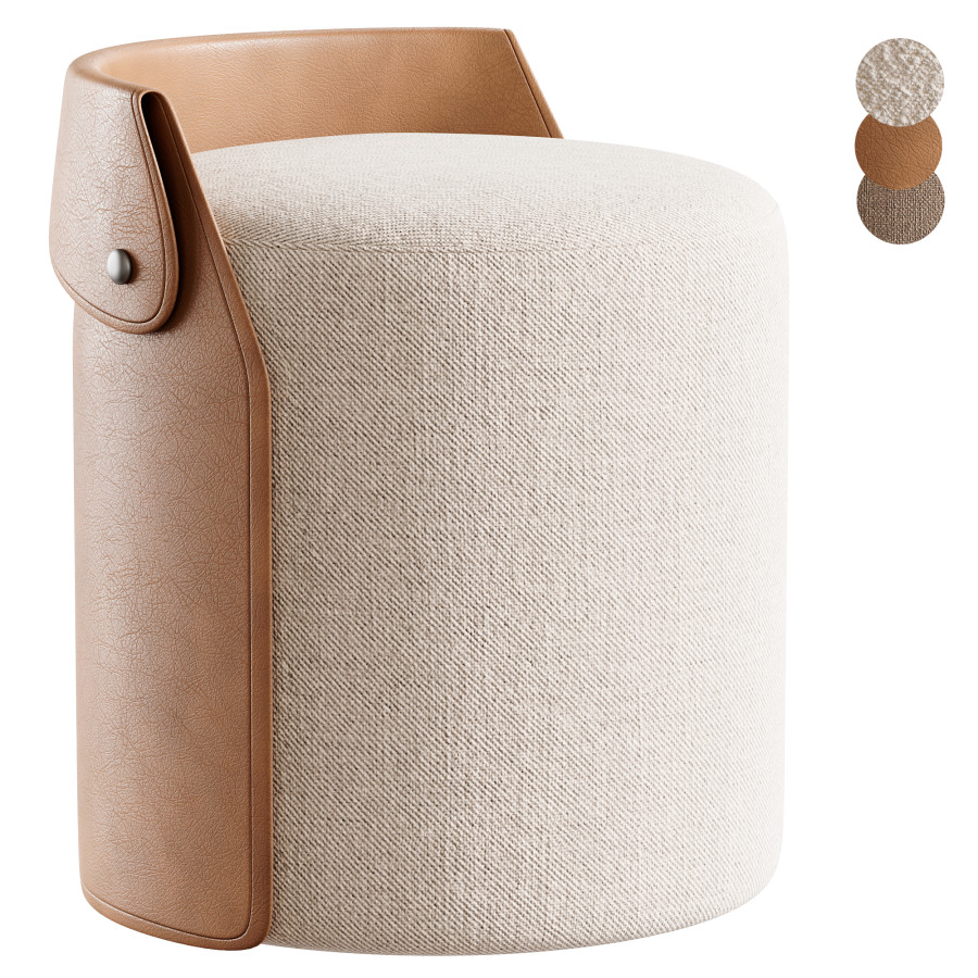 Ozzy Ottoman By Flexform 3D Model for Corona | CGMood