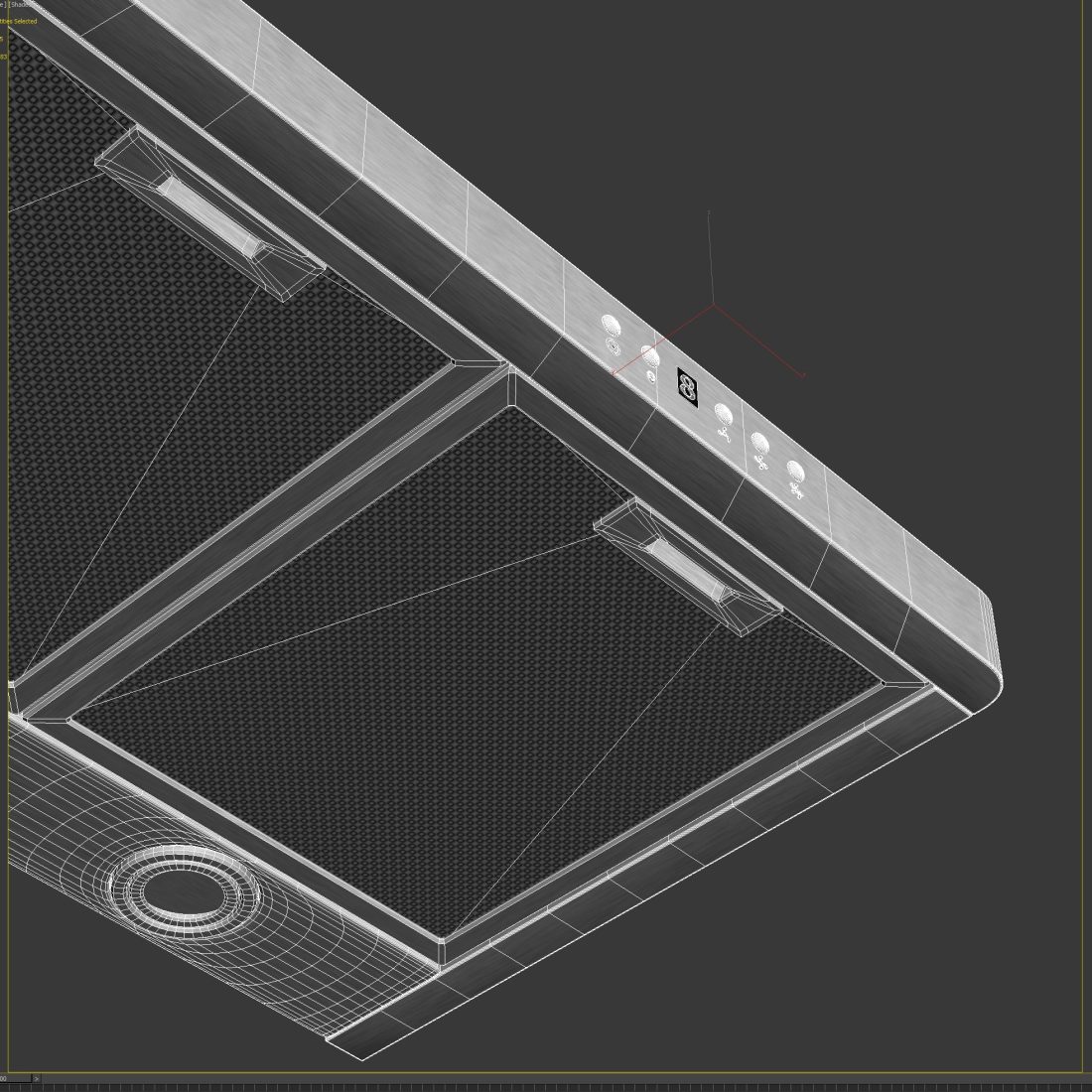 Cyclone Range Hood Wall Mount Sc300 3D Model for VRay | CGMood