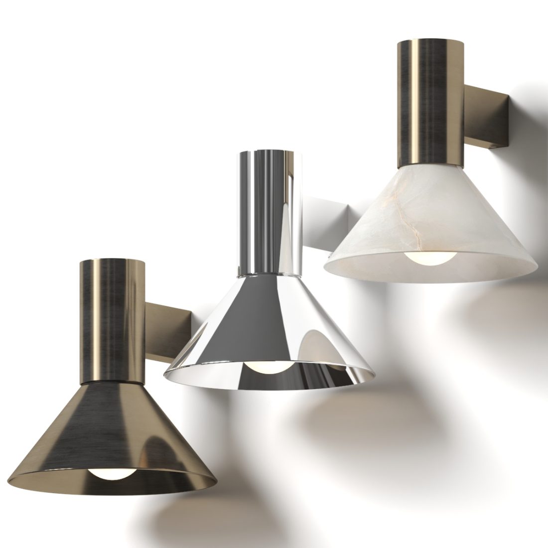 Torres Wall Ip44 By Cto Lighting 3D Model for VRay, Corona | CGMood