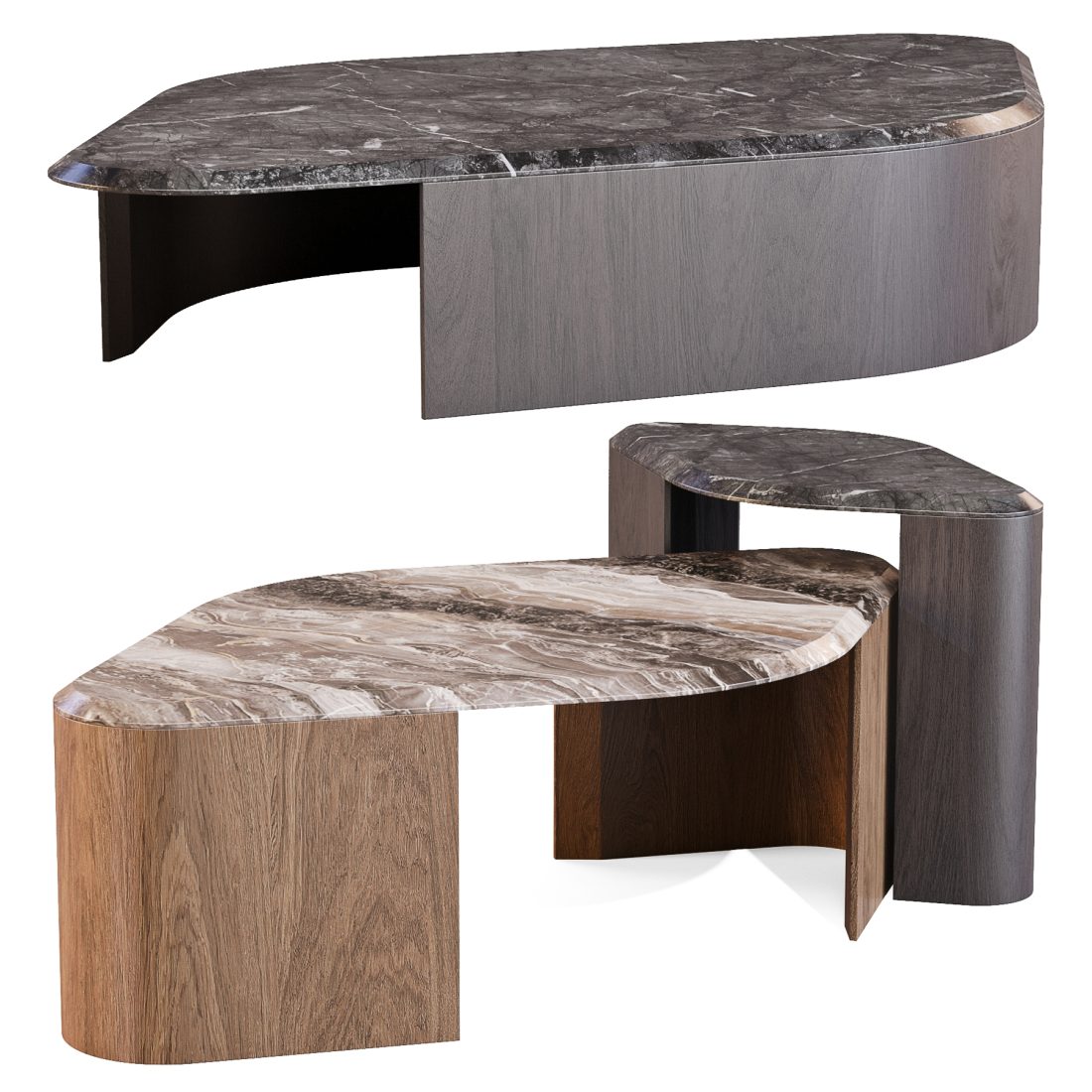 Ligea - Coffee And Side Tables 3D Model for Corona | CGMood