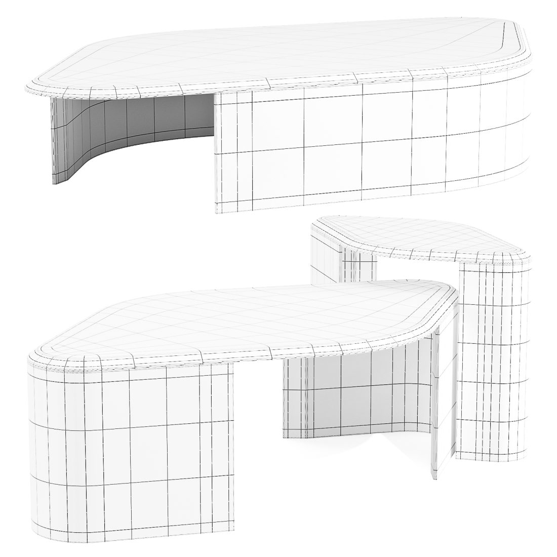 Ligea - Coffee And Side Tables 3D Model for Corona | CGMood