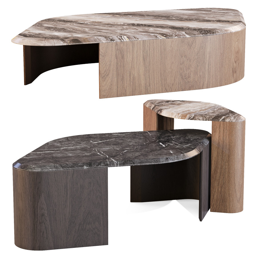 Ligea - Coffee And Side Tables 3D Model for Corona | CGMood