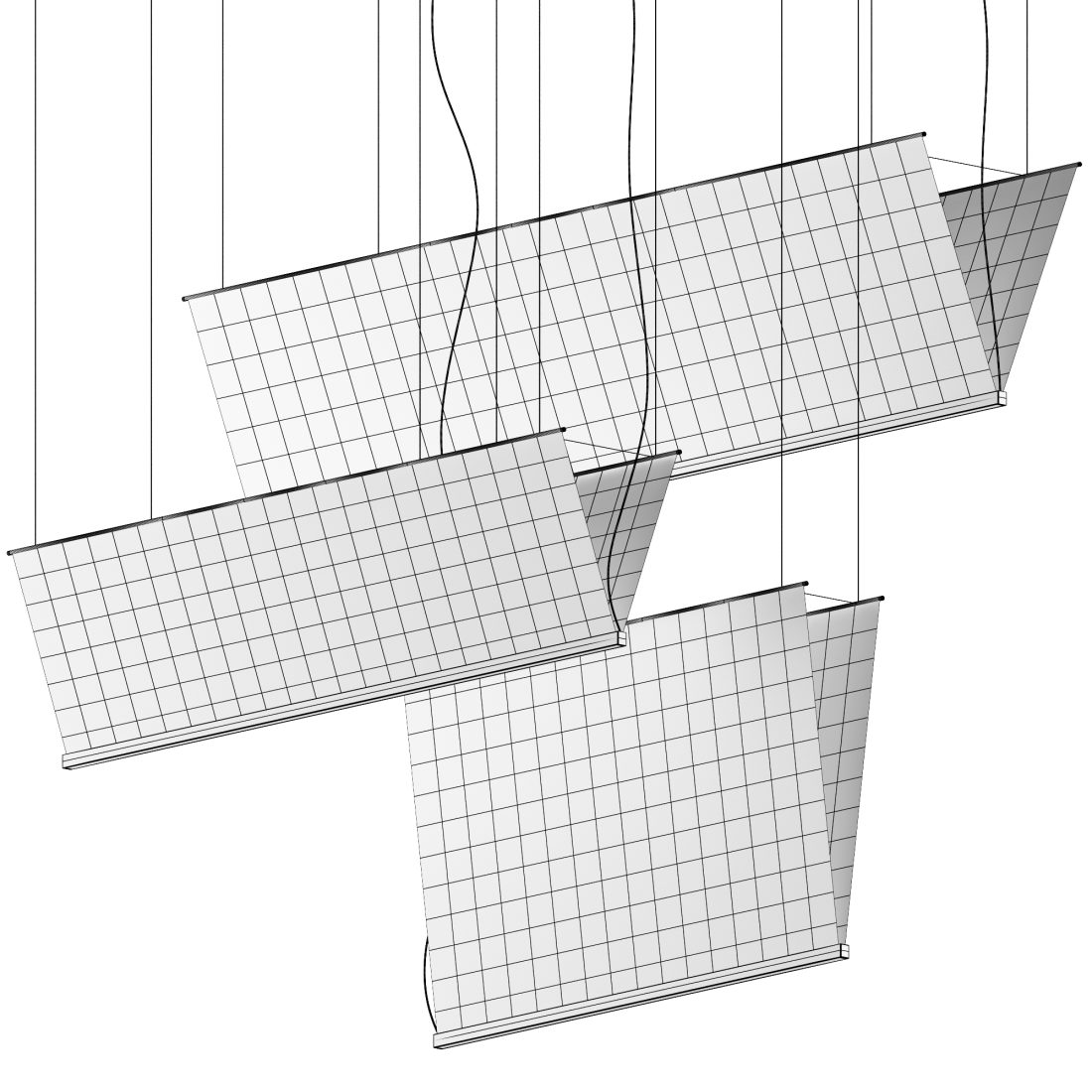 Vibia Array Line Pendant Lamp 3D Model for Corona | CGMood