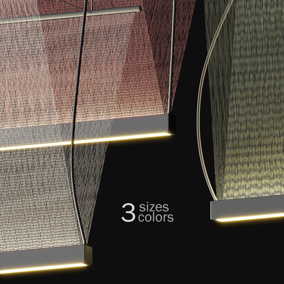 Vibia Array Line Pendant Lamp 3D Model for Corona | CGMood