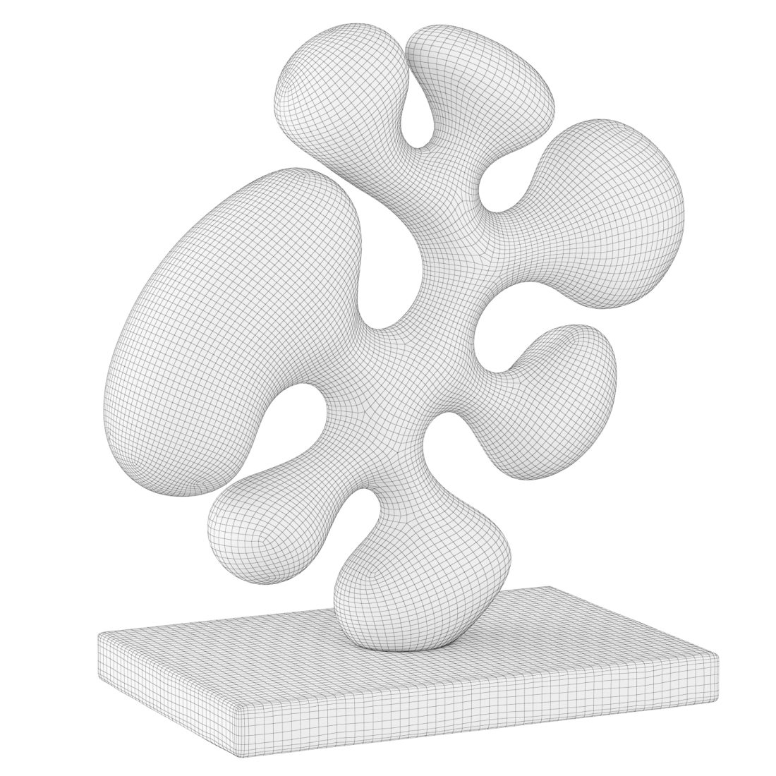 Abstract Art Stone Sculpture 3D Model for VRay | CGMood