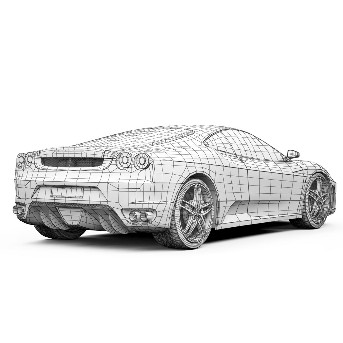 Ferrari Virtual Modeling Ferrari F430 2004 3D Model for VRay | CGMood