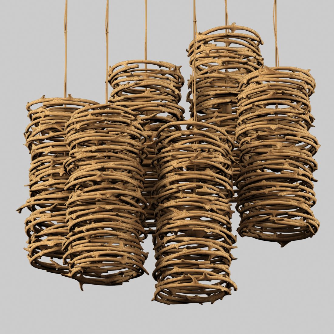 Log Lamp N5 3D Model for VRay | CGMood