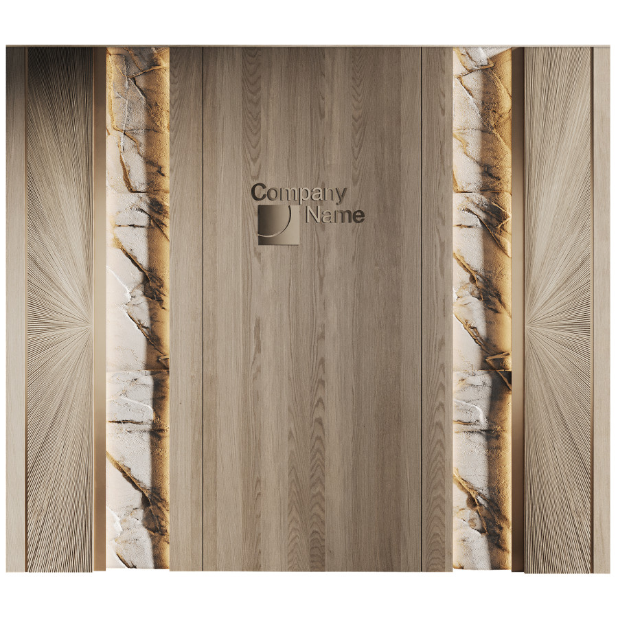 Wall Panel 20 3D Model for VRay, Corona | CGMood