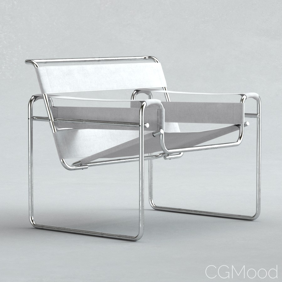 Knoll Marcel Breuer Wassily Chair 3d Model For Vray