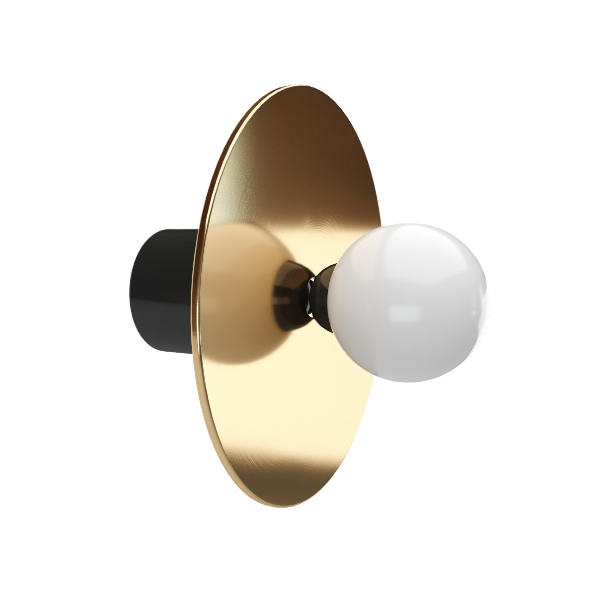 Brass Wall Lamp 3D Model for VRay | CGMood