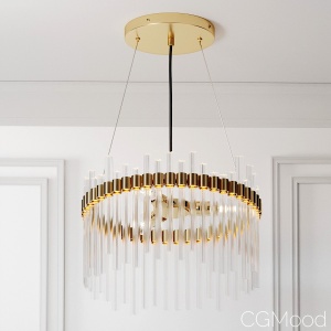 Cb2 - Orion Glass Crystal Chandelier