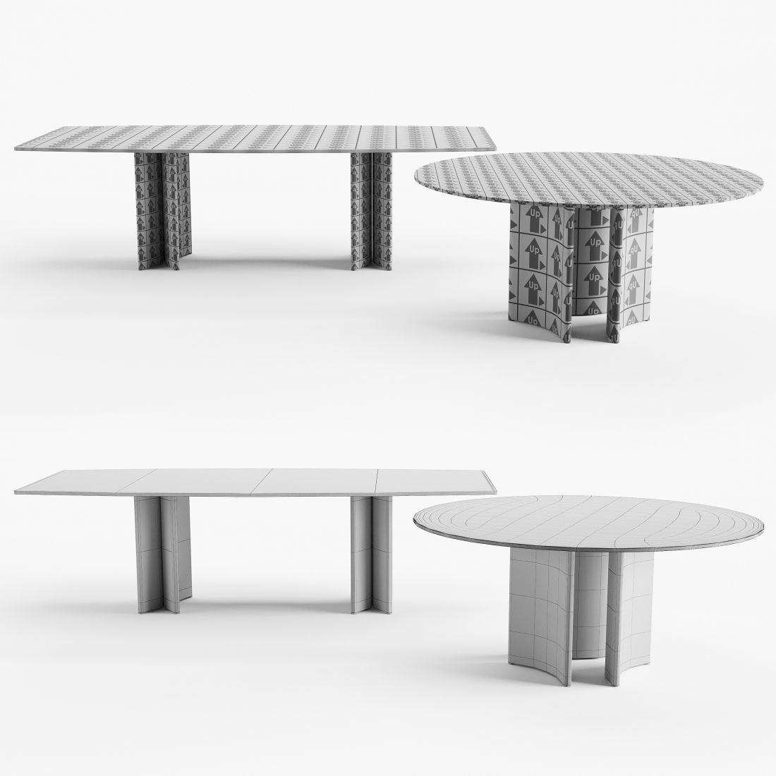 Porada Alan Table 3D Model for Corona | CGMood