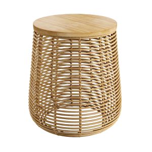 Natural Rattan Side Table