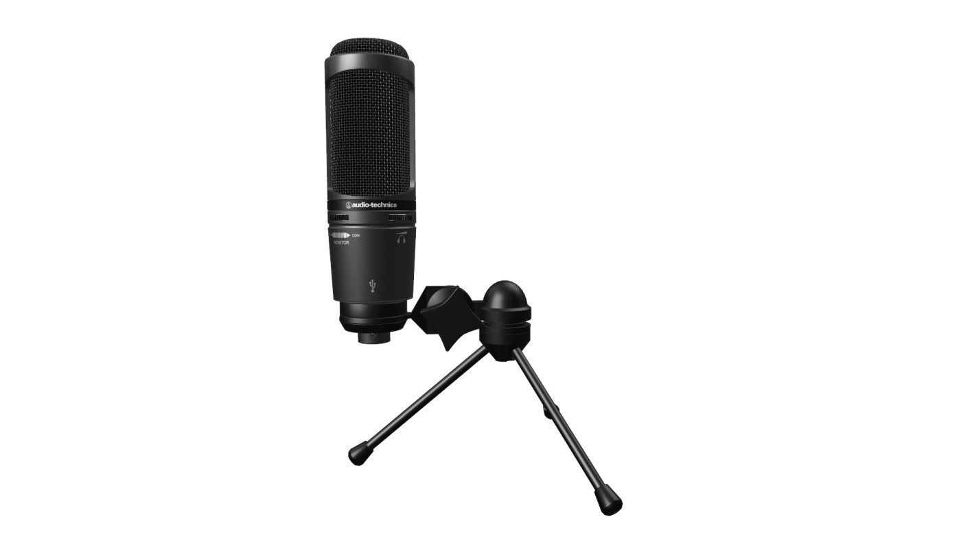 Audio-technica At2020usb Plus Microphone With Usb - 3D Model for VRay,  Corona