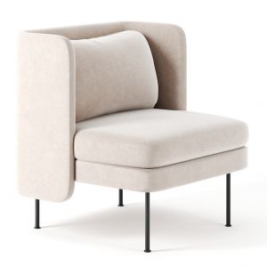 Bloke Velvet Lounge Chair By Blu Dot