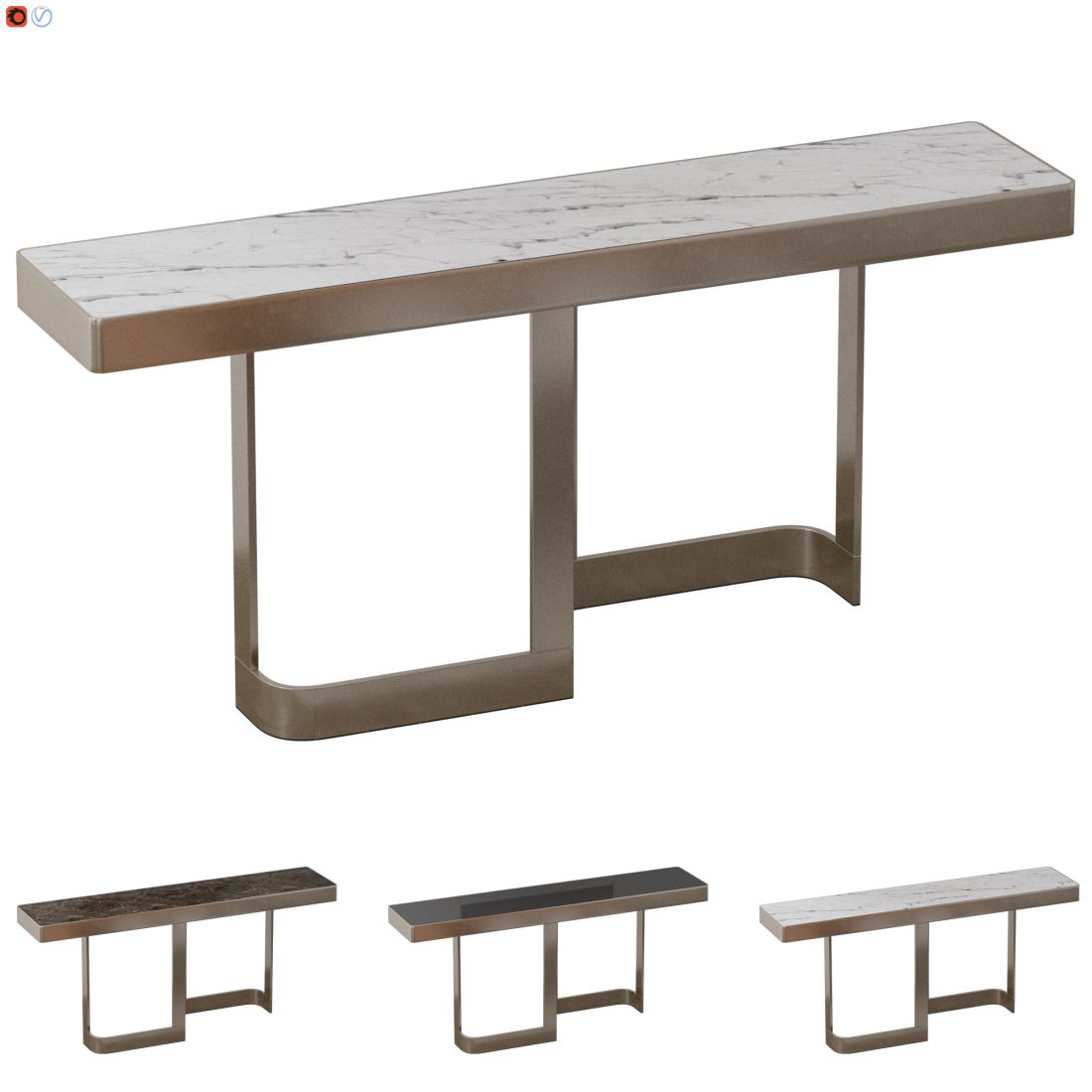 Console Table 02 3D Model for VRay, Corona | CGMood
