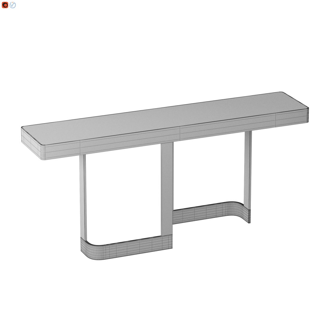 Console Table 02 3D Model for VRay, Corona | CGMood