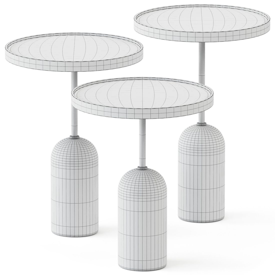 Round Side Tables Ekero By Porada 3D Model for Corona | CGMood