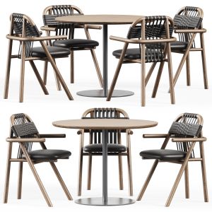 Easy Mix & Fix Table By Ton & Dining Armchair 02 C