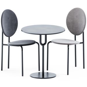 Piper Pedestal Table 700d By Designbythem & Michel