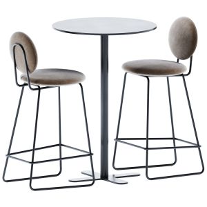 High Table Antibes By Isimar & Gemma Bar Chair By