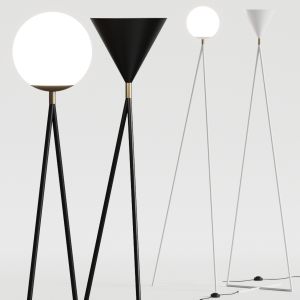 Atelier Areti One Globe Cone Floor Lamp