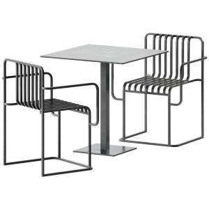 Mona Table And Outdoor Grill Chair By Diabla