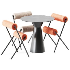 Table Roller By Gaber And Dining Guest Chairs By S