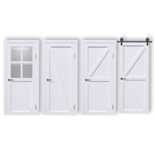 White Barn Doors